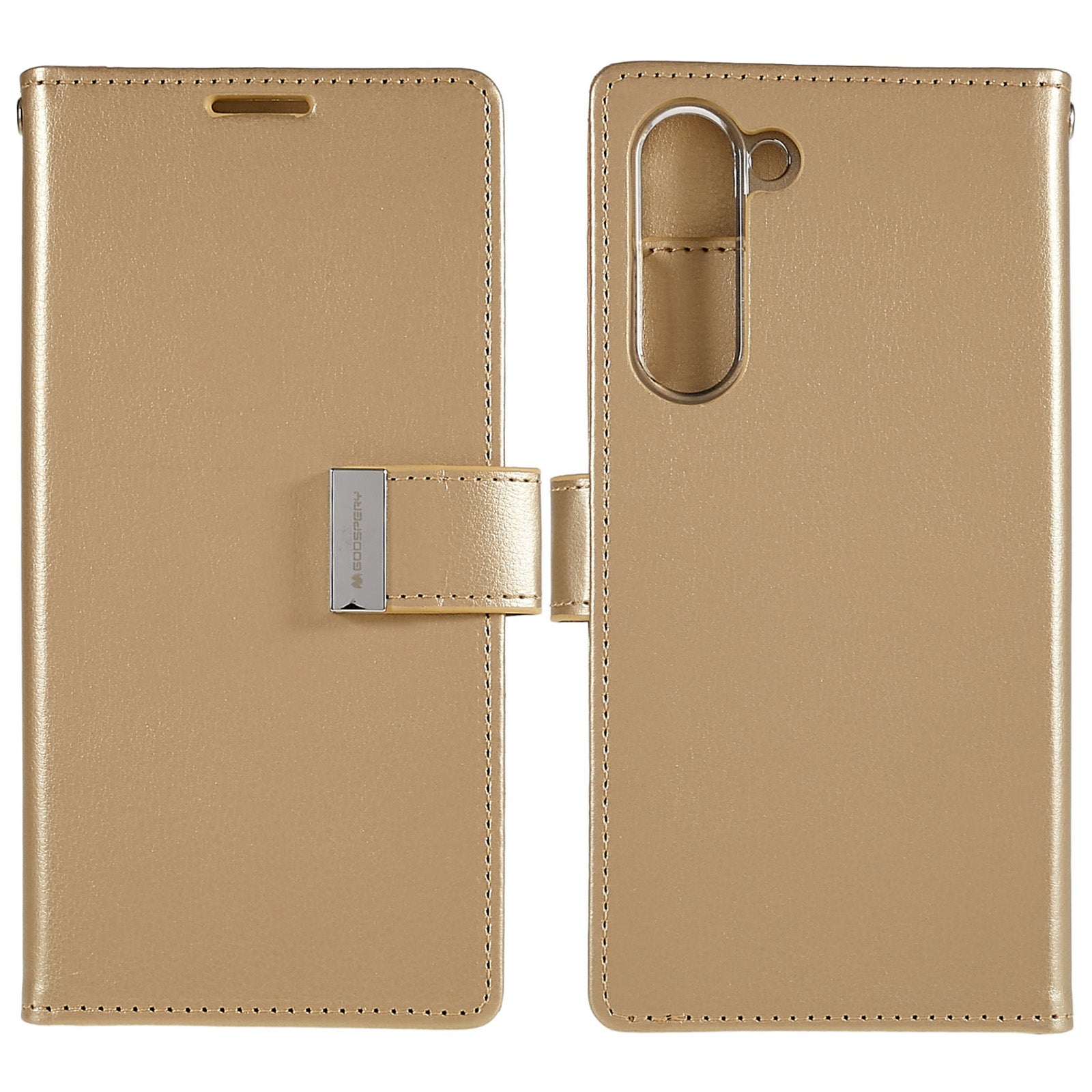 MERCURY GOOSPERY For Samsung Galaxy S23 Metal Magnetic Clasp Wallet Case PU Leather Flip Folio Shockproof Phone Cover MERCURY GOOSPERY For Samsung Galaxy S23 Metal Magnetic Clasp Wallet Case PU Leather Flip Folio Shockproof Phone Cover